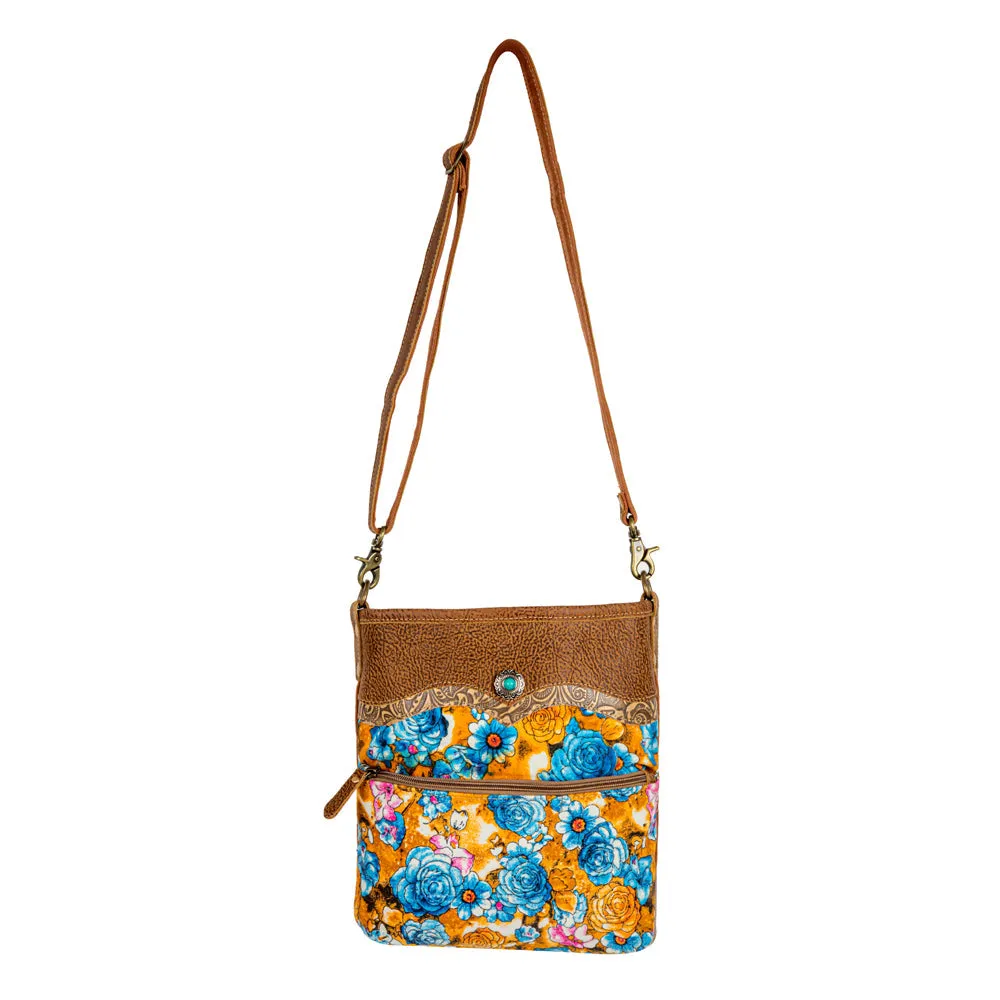 Blue Ridge Blooms Small & Crossbody Bag sold by Myra Bag product image thumbnail 4