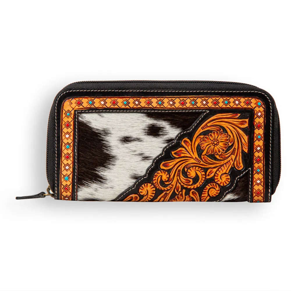 Dorado Hand-tooled Wallet sold by Myra Bag