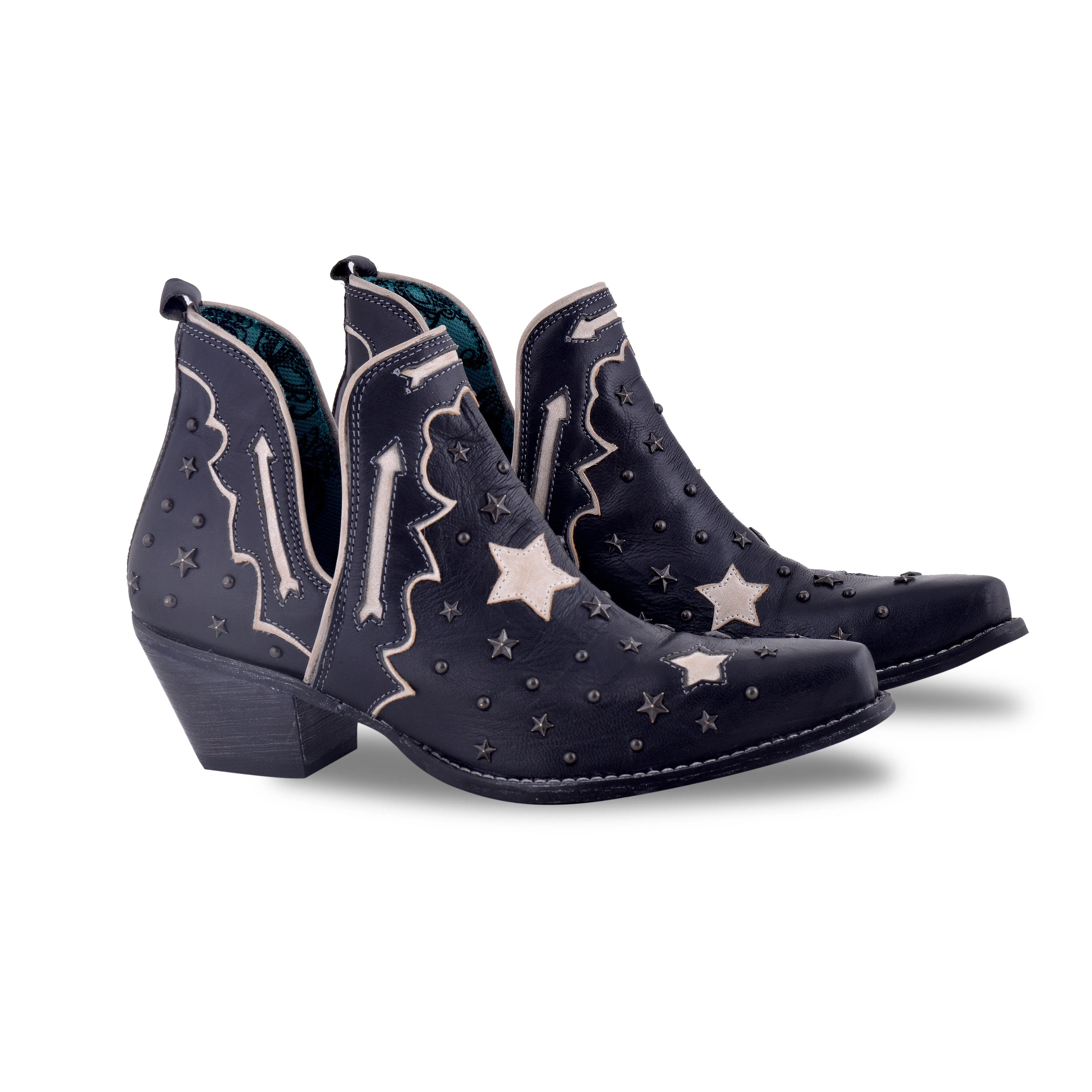 Lone Star Sky Split-Top Leather Boots sold by Myra Bag