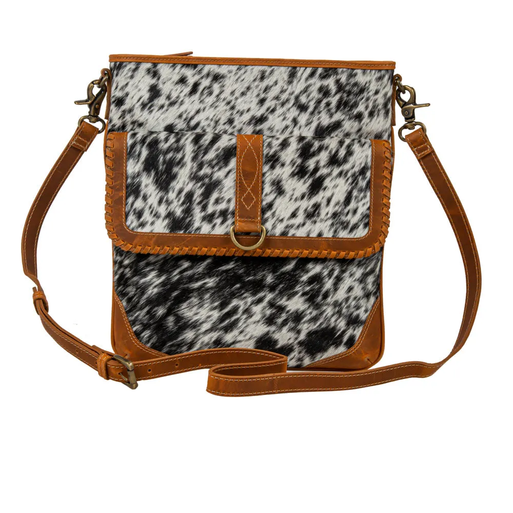 Taragon Hair-On Hide Canvas Hairon Bag sold by Myra Bag