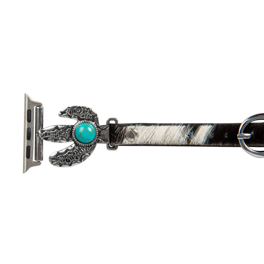 Mesa Song Hair-On Hide Watch Band sold by Myra Bag product image thumbnail 2