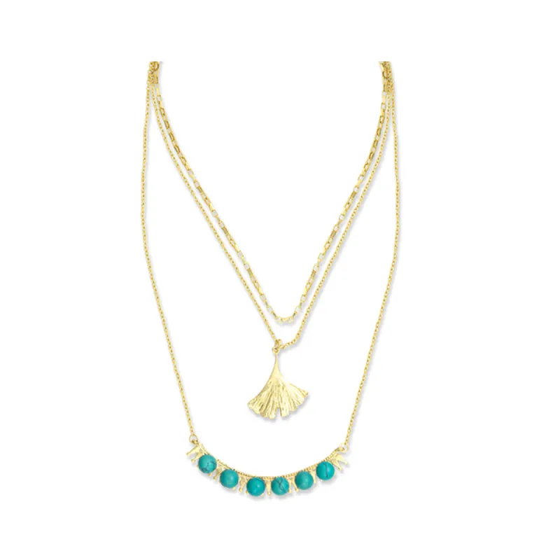Jelica Star Blossom Composite Necklace sold by Myra Bag
