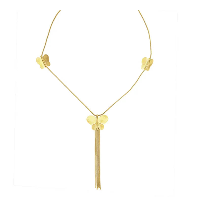 Butterfly Dream Chain Necklace sold by Myra Bag