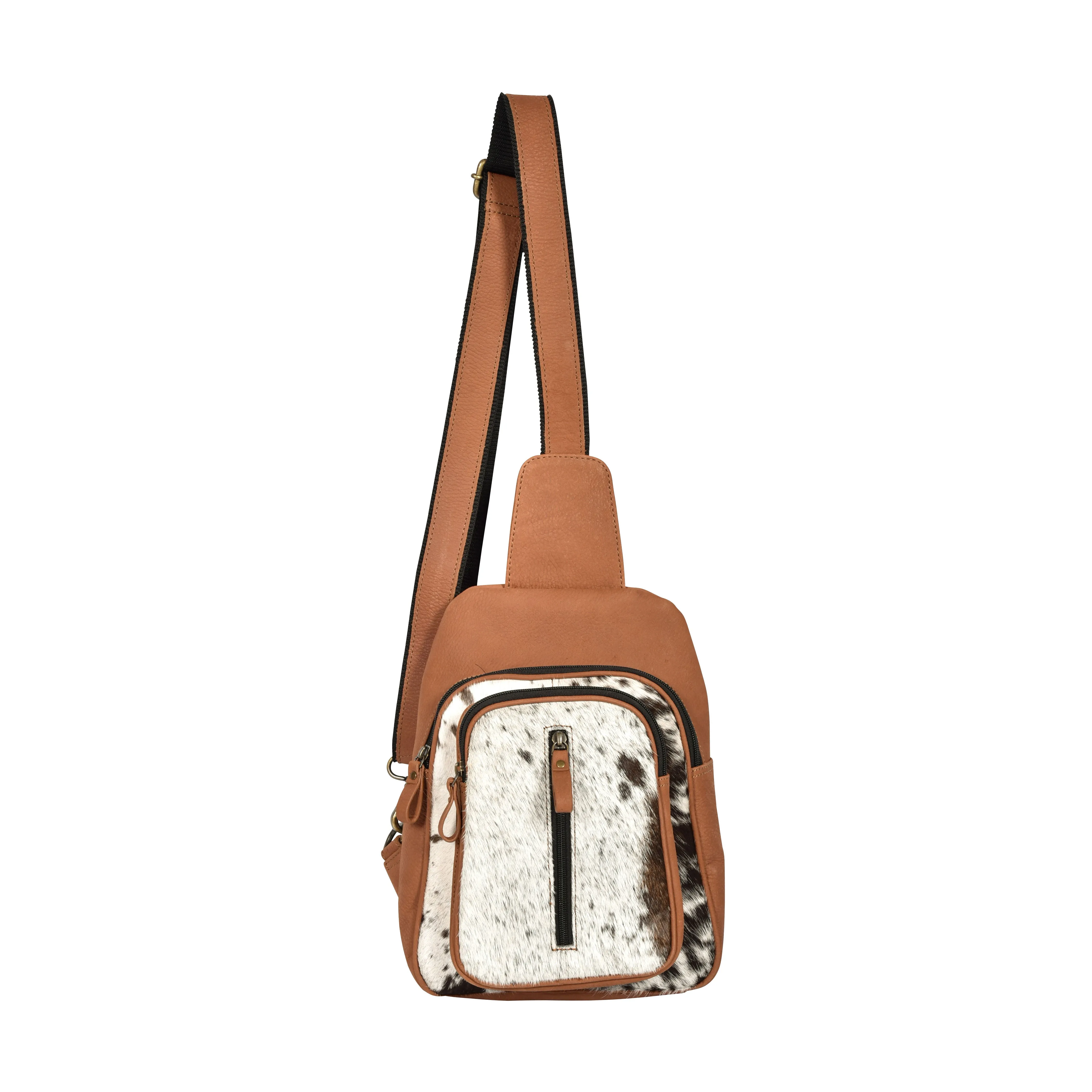 Mountain Bend Hair-On Hide Bucket Sling Bag sold by Myra Bag product image thumbnail 4