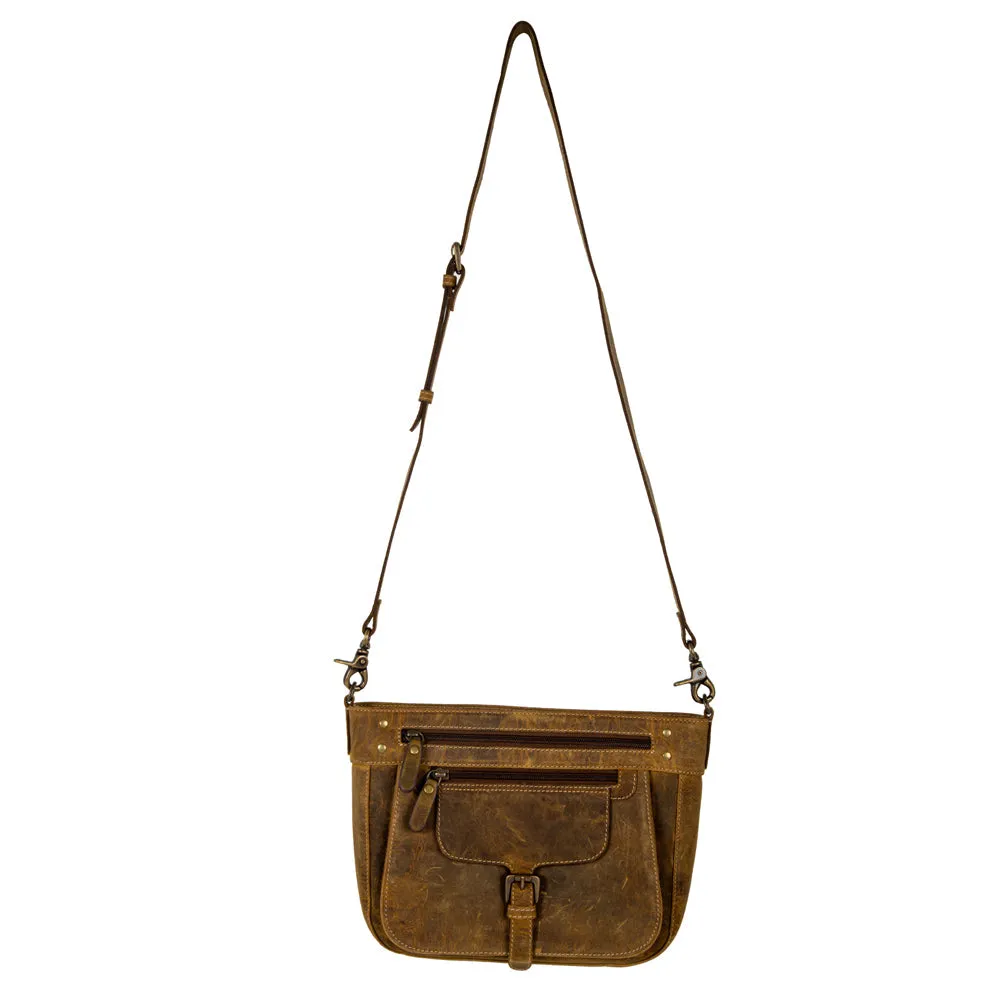 Lawson Roundup Satchel Leather & Hairon Bag sold by Myra Bag product image thumbnail 4