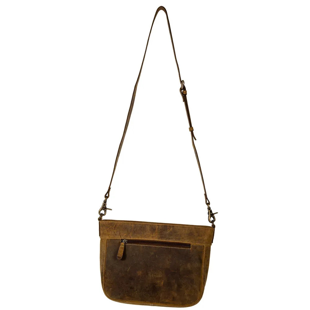 Lawson Roundup Satchel Leather & Hairon Bag sold by Myra Bag product image thumbnail 5