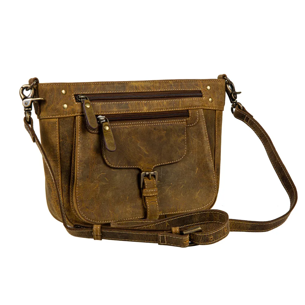 Lawson Roundup Satchel Leather & Hairon Bag sold by Myra Bag product image thumbnail 2