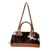 Westward Hair-on Hide Leather Hairon Bag sold by Myra Bag