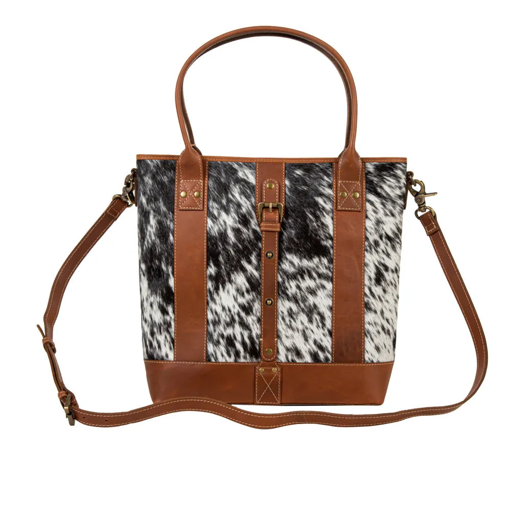 Clayburn Canvas Hairon Bag sold by Myra Bag