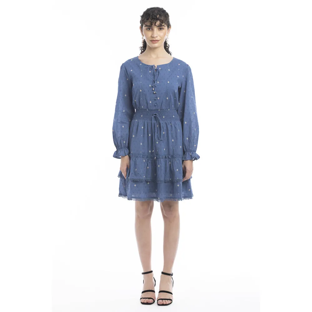 Jasmine Embroidered Accent Dress sold by Myra Bag product image thumbnail 2