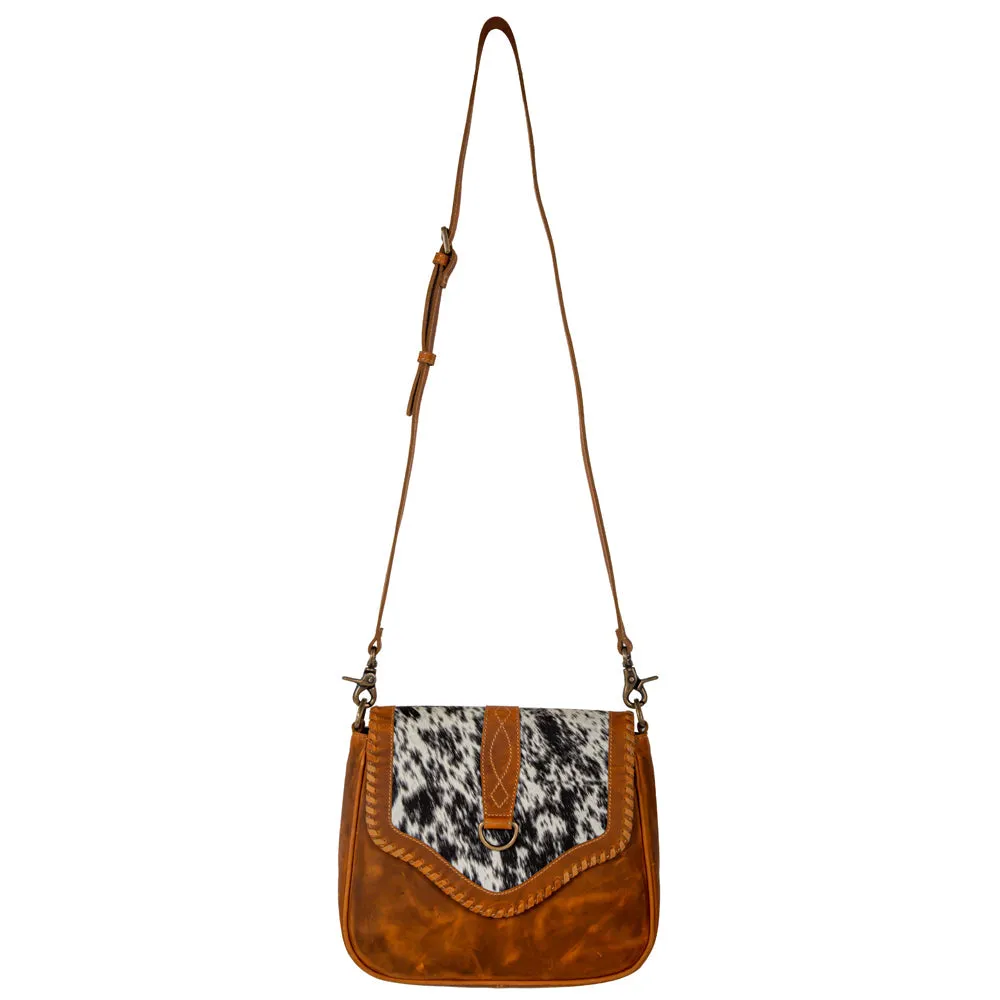 The Tyson Trail Leather Hairon Bag sold by Myra Bag product image thumbnail 4
