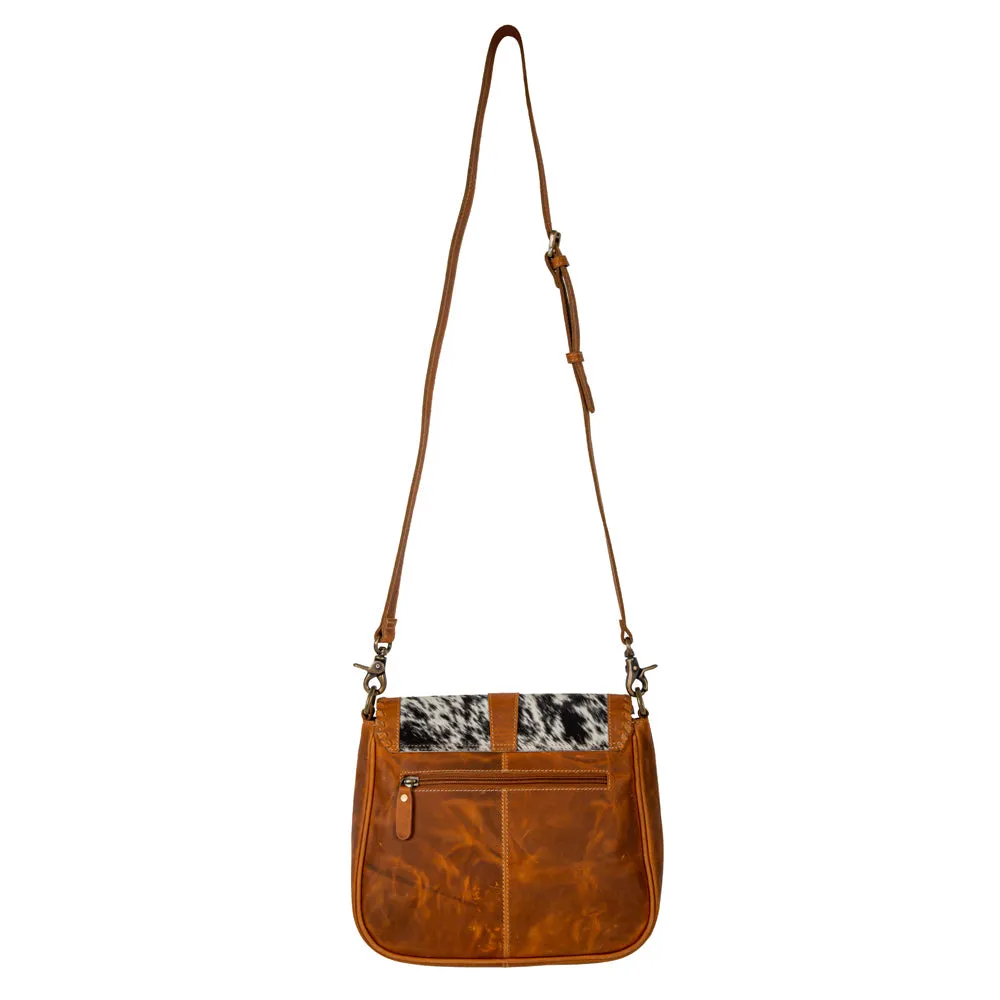 The Tyson Trail Leather Hairon Bag sold by Myra Bag product image thumbnail 5