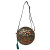Desert Rain Hand-tooled Round Bag sold by Myra Bag