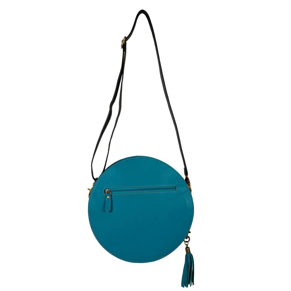 Desert Rain Hand-tooled Round Bag sold by Myra Bag product image thumbnail 5