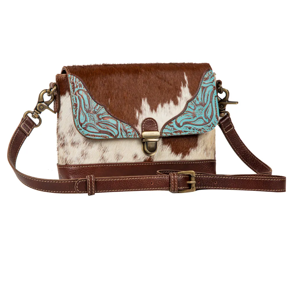 Ridge Morning Glory Leather & Hairon Bag sold by Myra Bag product image thumbnail 2