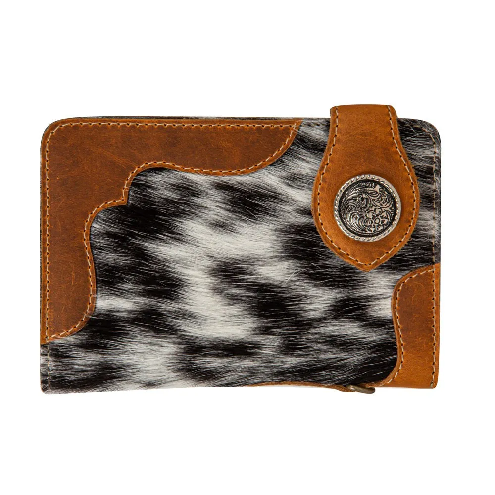 Palodan Hair-On Hide Compact Credit Card Holder sold by Myra Bag