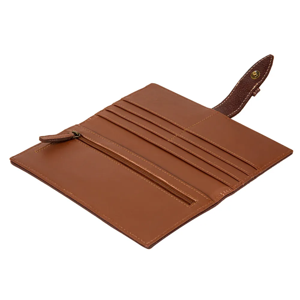 Ridge Morning Glory Accent Credit Card Holder sold by Myra Bag product image thumbnail 4