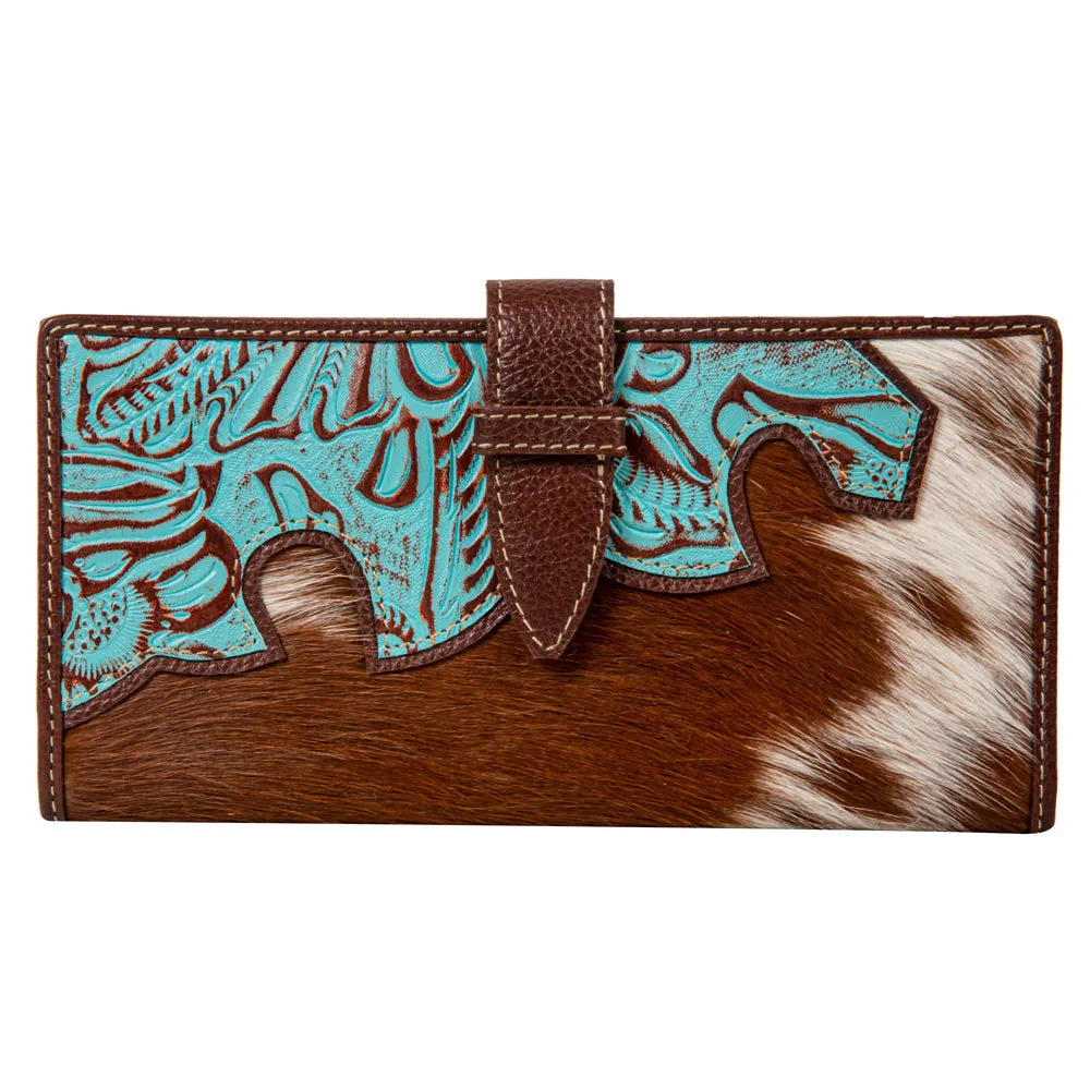 Ridge Morning Glory Accent Credit Card Holder sold by Myra Bag