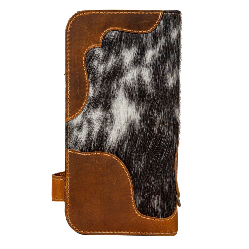 Palodan Hair-on Hide Credit Card Holder sold by Myra Bag product image thumbnail 3