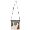 Ridge Morning Glory Hairon Leather Bag sold by Myra Bag