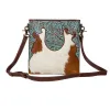 Ridge Morning Glory Hairon Leather Bag sold by Myra Bag