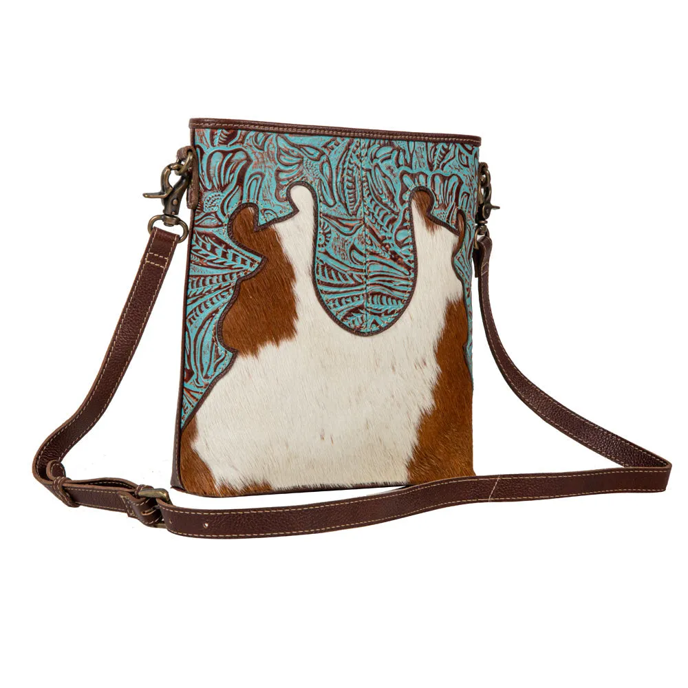 Ridge Morning Glory Hairon Leather Bag sold by Myra Bag product image thumbnail 2