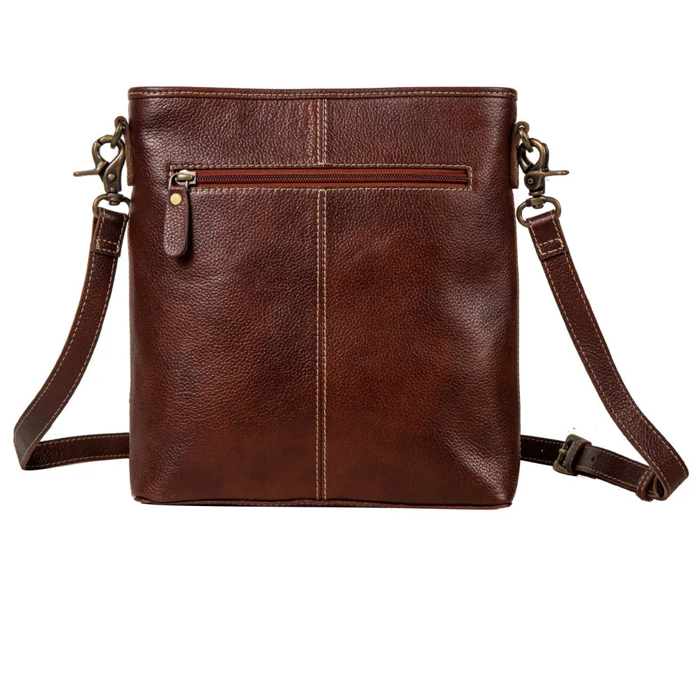 Ridge Morning Glory Hairon Leather Bag sold by Myra Bag product image thumbnail 3
