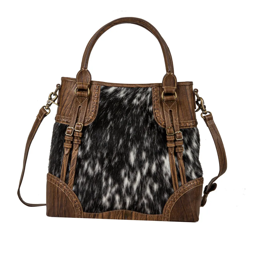 Crawford Canyon Tall Leather Hairon Bag sold by Myra Bag product image thumbnail 3