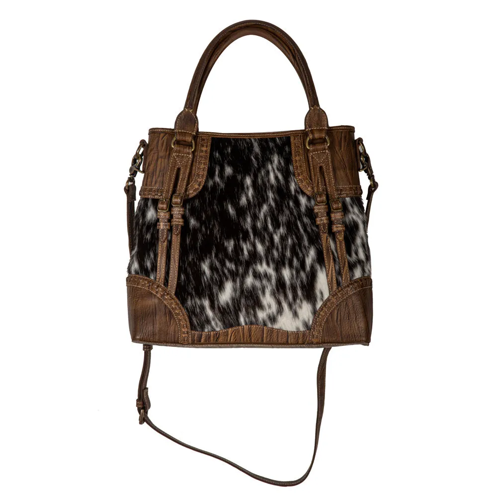 Crawford Canyon Tall Leather Hairon Bag sold by Myra Bag product image thumbnail 4