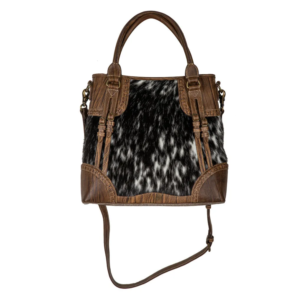 Crawford Canyon Tall Leather Hairon Bag sold by Myra Bag product image thumbnail 5