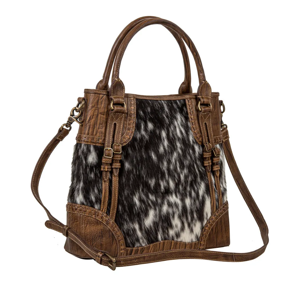 Crawford Canyon Tall Leather Hairon Bag sold by Myra Bag product image thumbnail 2