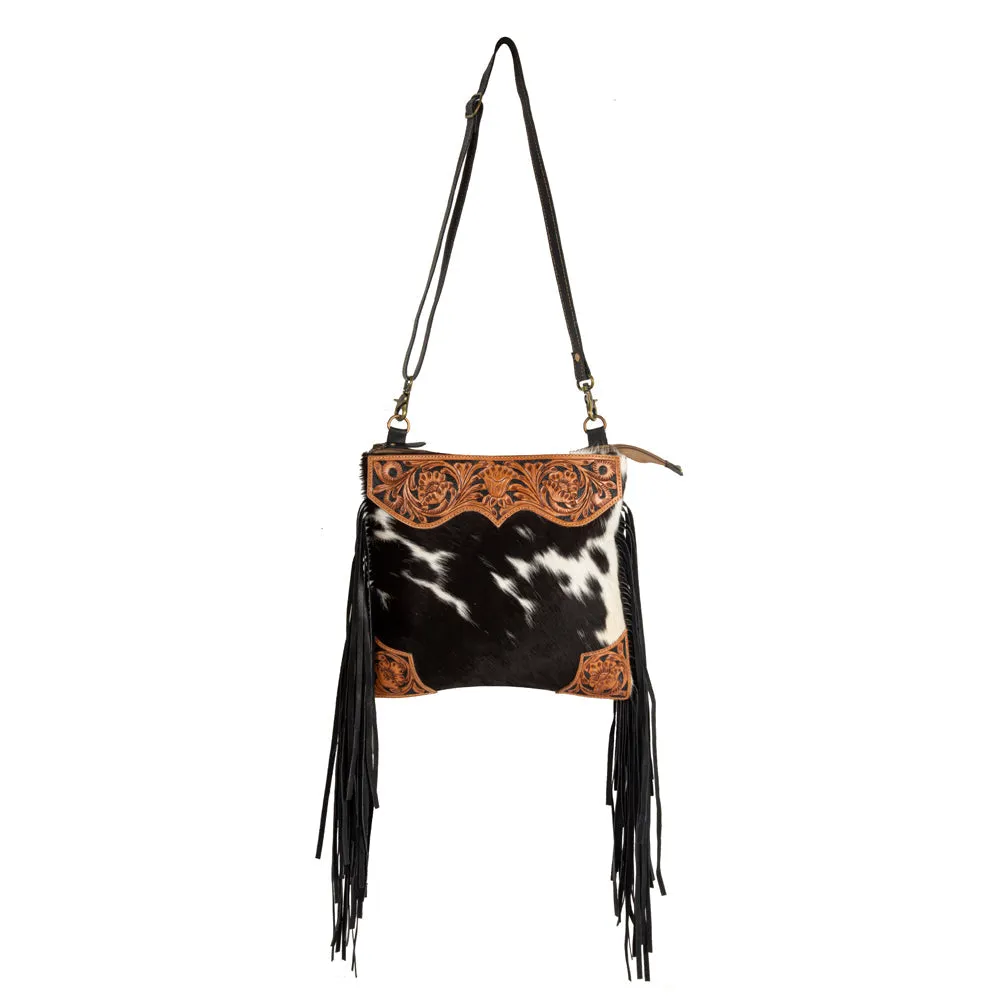 Tumbleweed Trail Fringed Hand-Tooled Bag sold by Myra Bag product image thumbnail 4