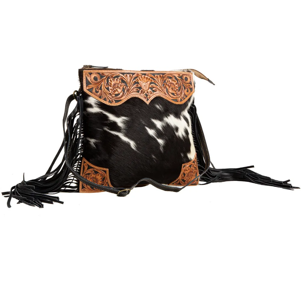Tumbleweed Trail Fringed Hand-Tooled Bag sold by Myra Bag product image thumbnail 2