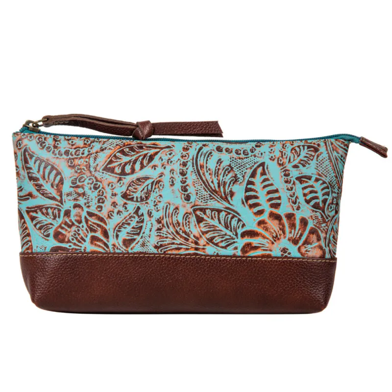 Jacksborrow Leather Hairon Bag In Cactus Bloom sold by Myra Bag