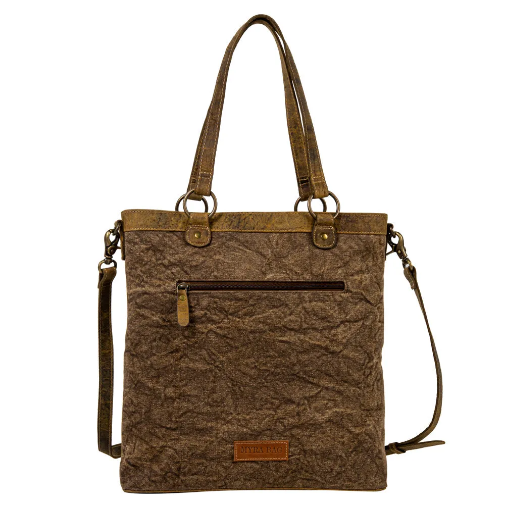 Cube Mesa Pouched Canvas Hairon Bag sold by Myra Bag product image thumbnail 4