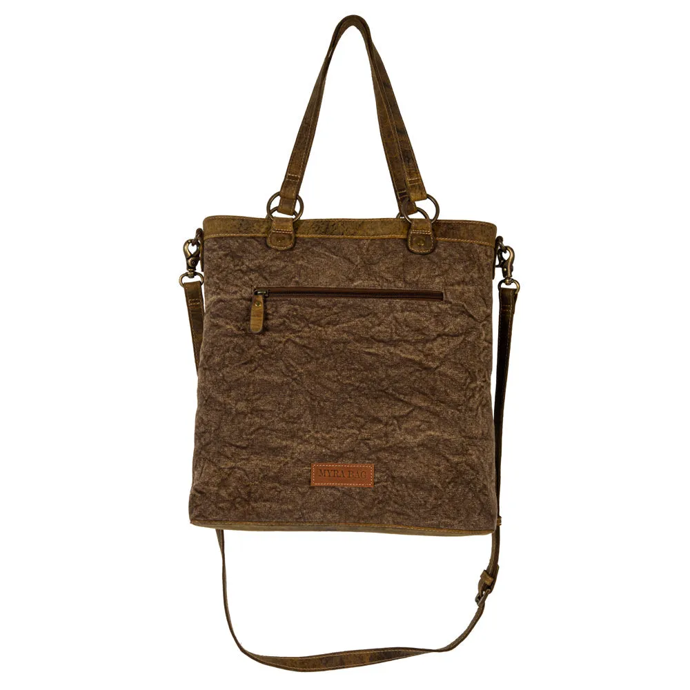 Cube Mesa Pouched Canvas Hairon Bag sold by Myra Bag product image thumbnail 5