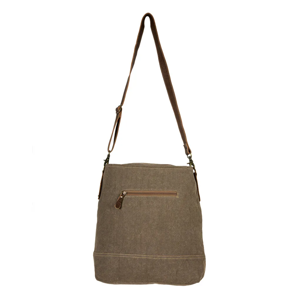 Vintage Traveler Patchwork Shoulder Bag sold by Myra Bag product image thumbnail 5