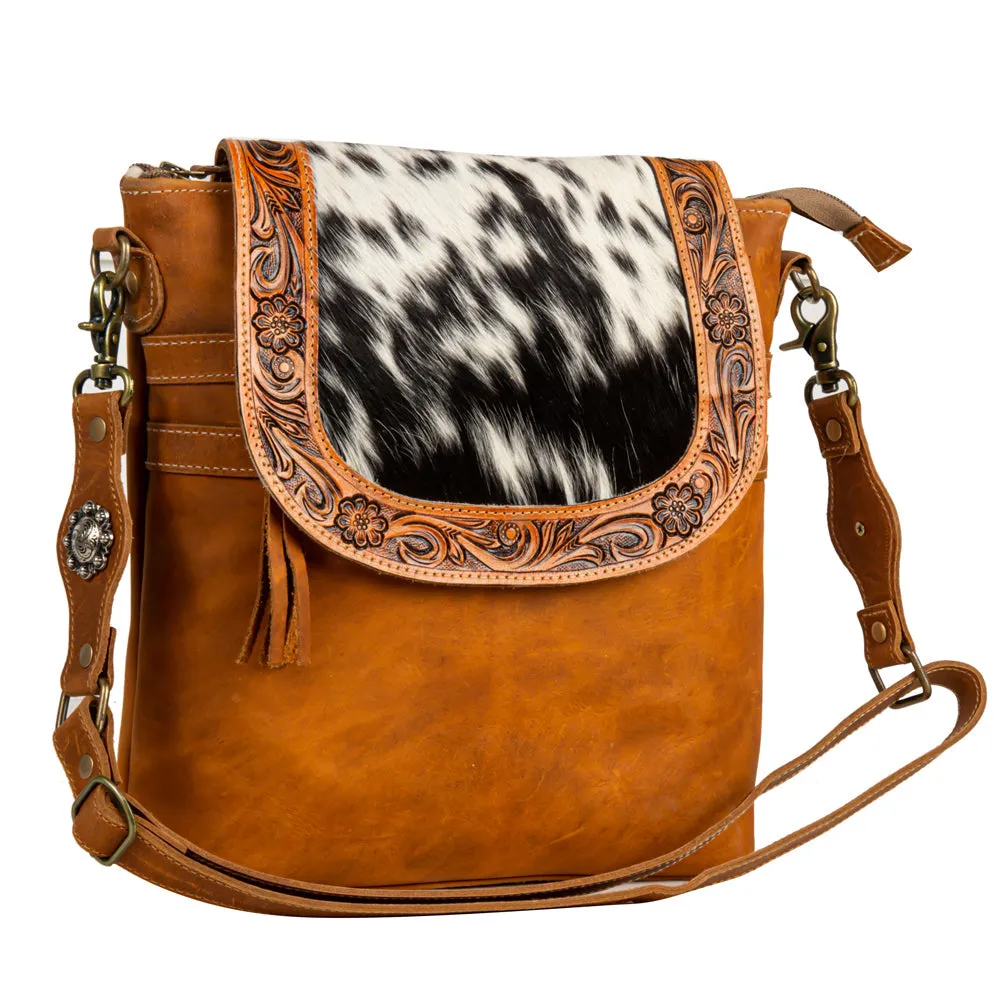Saddleback Hand-Tooled Bag sold by Myra Bag product image thumbnail 2
