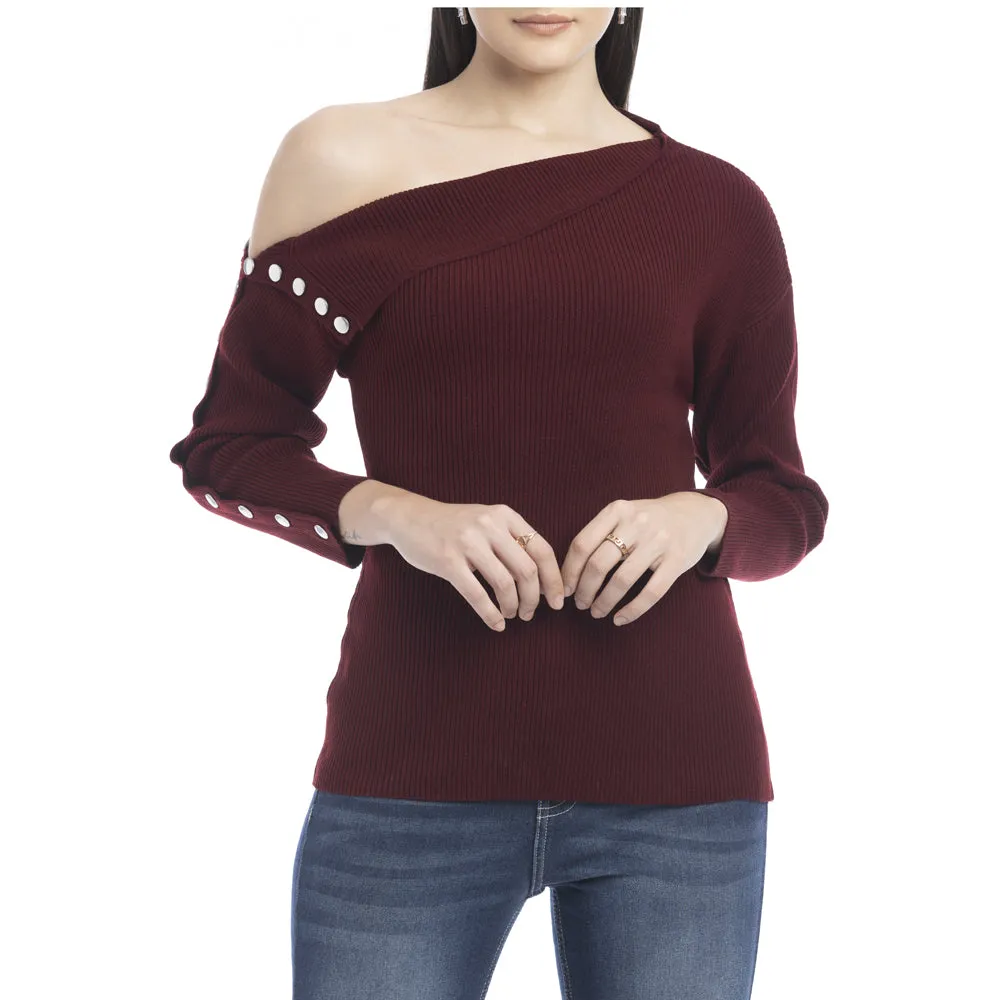 Kendall Side Button Sweater sold by Myra Bag product image thumbnail 4