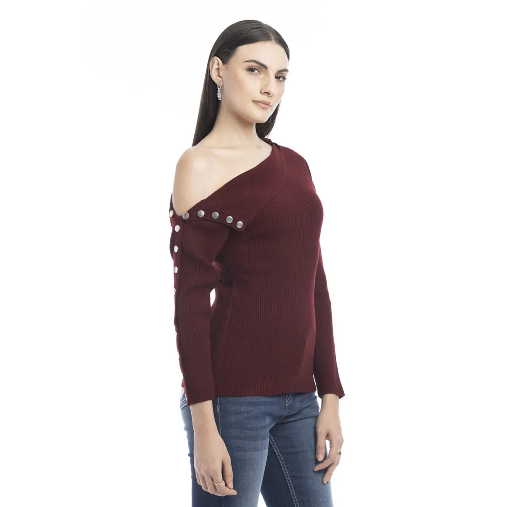 Kendall Side Button Sweater sold by Myra Bag product image thumbnail 5