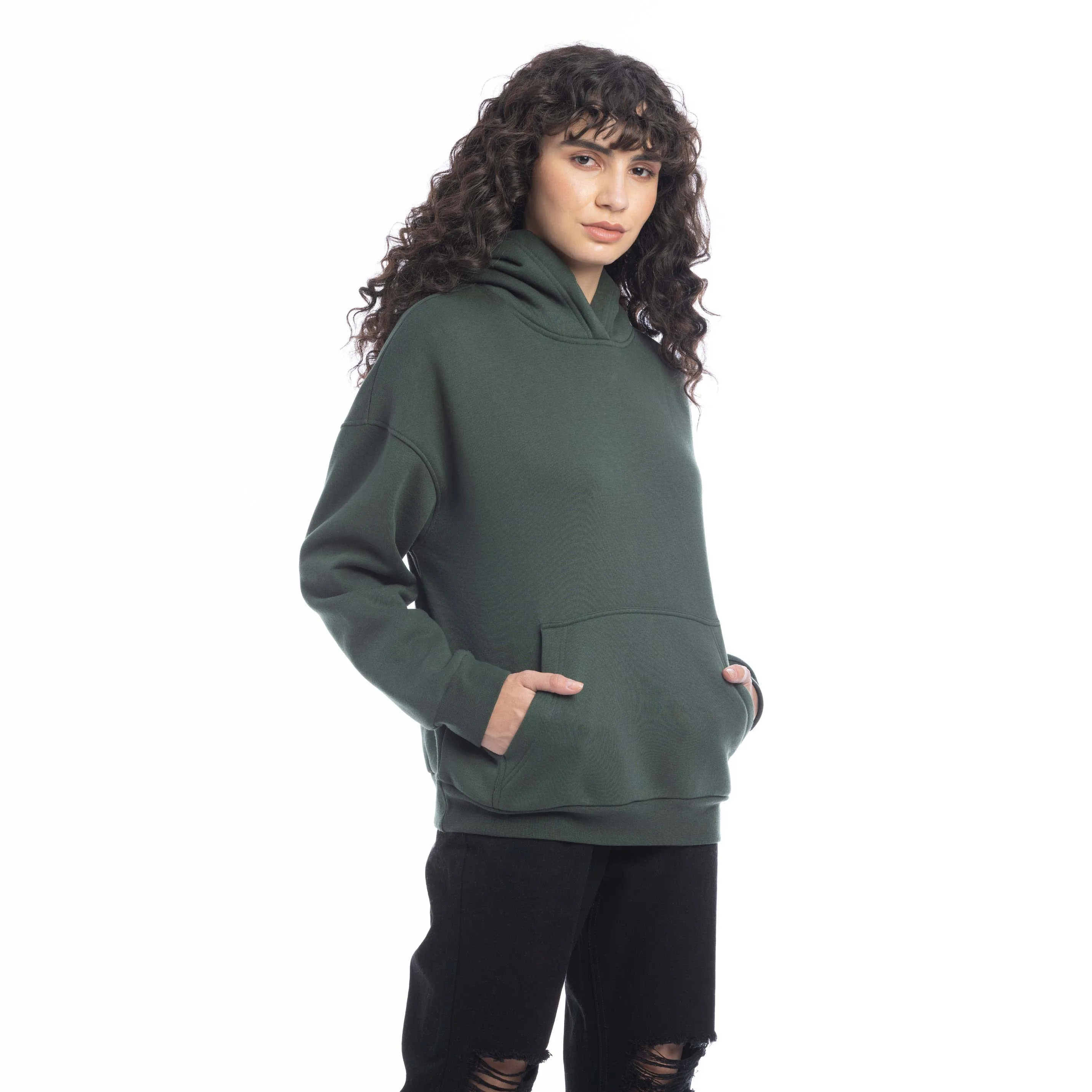 Carmen Hoodie in Forest Green sold by Myra Bag product image thumbnail 5
