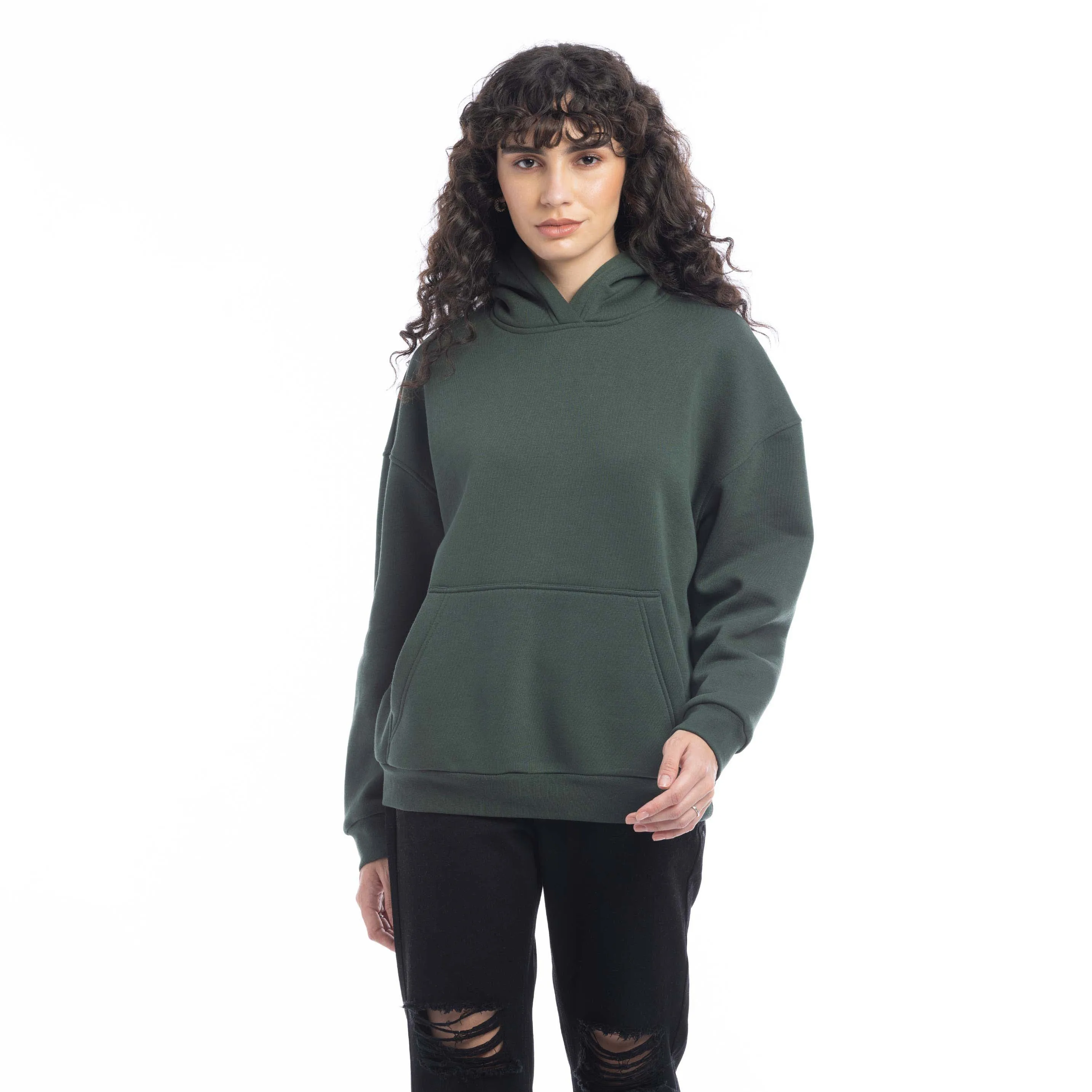 Carmen Hoodie in Forest Green sold by Myra Bag product image thumbnail 3