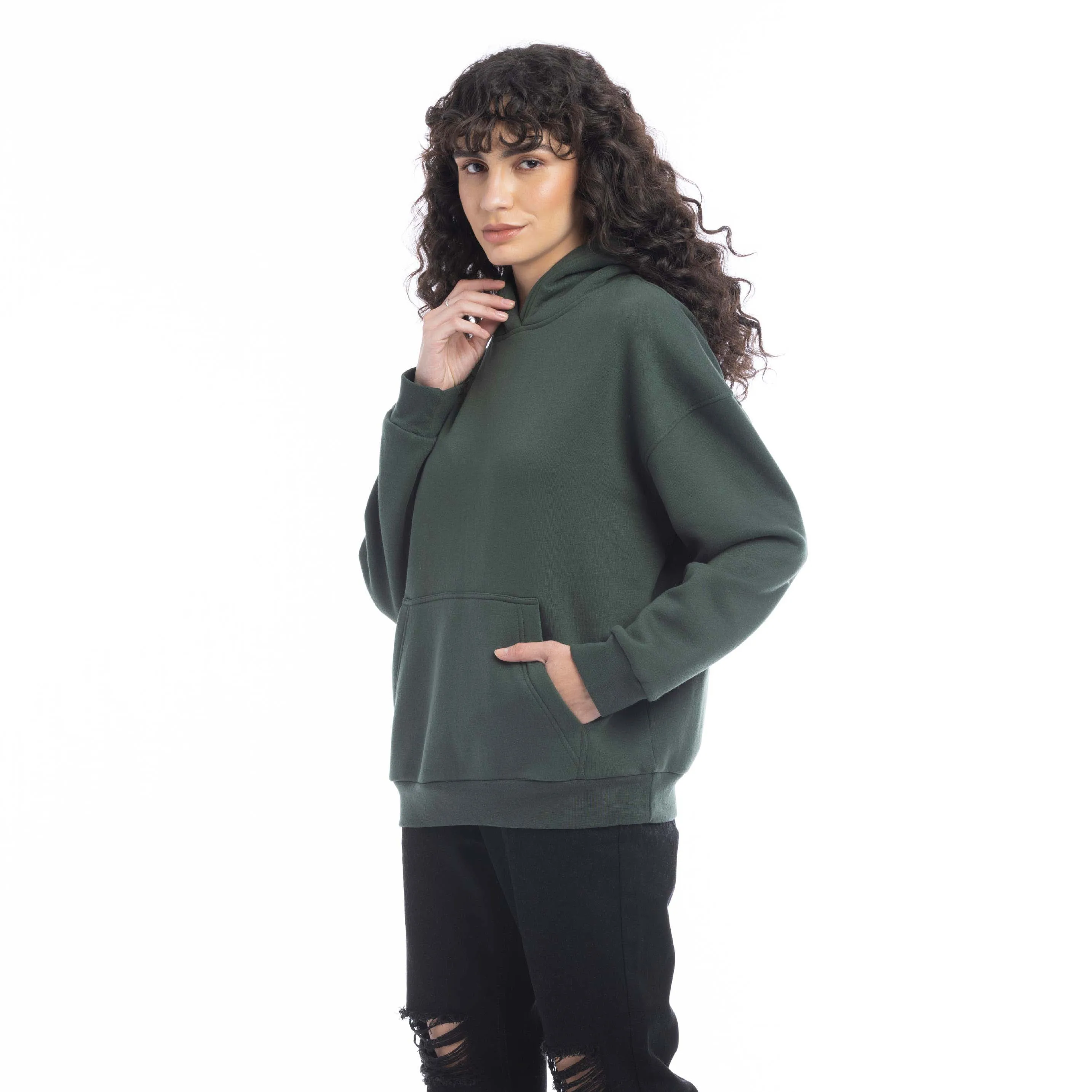 Carmen Hoodie in Forest Green sold by Myra Bag product image thumbnail 4