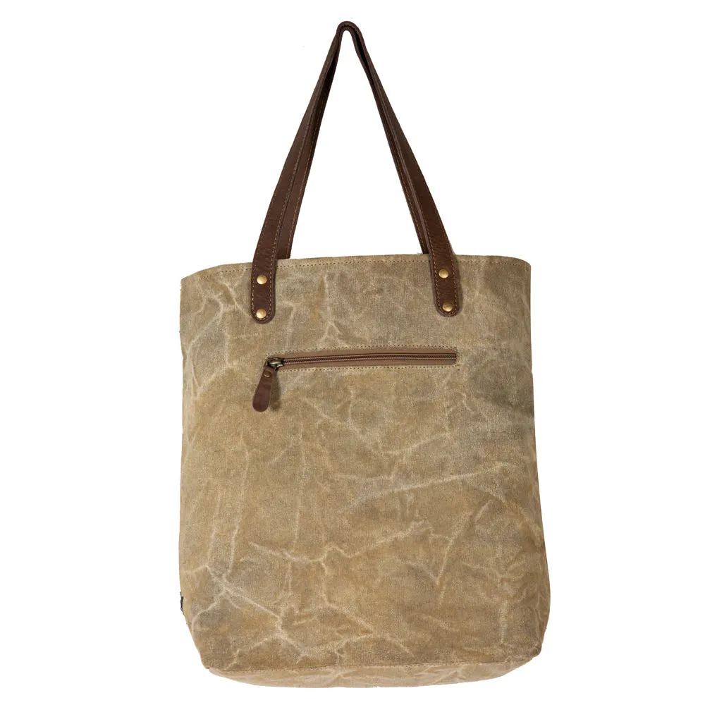 French Countryside Lucky 13 Patchwork Tote Bag sold by Myra Bag product image thumbnail 3