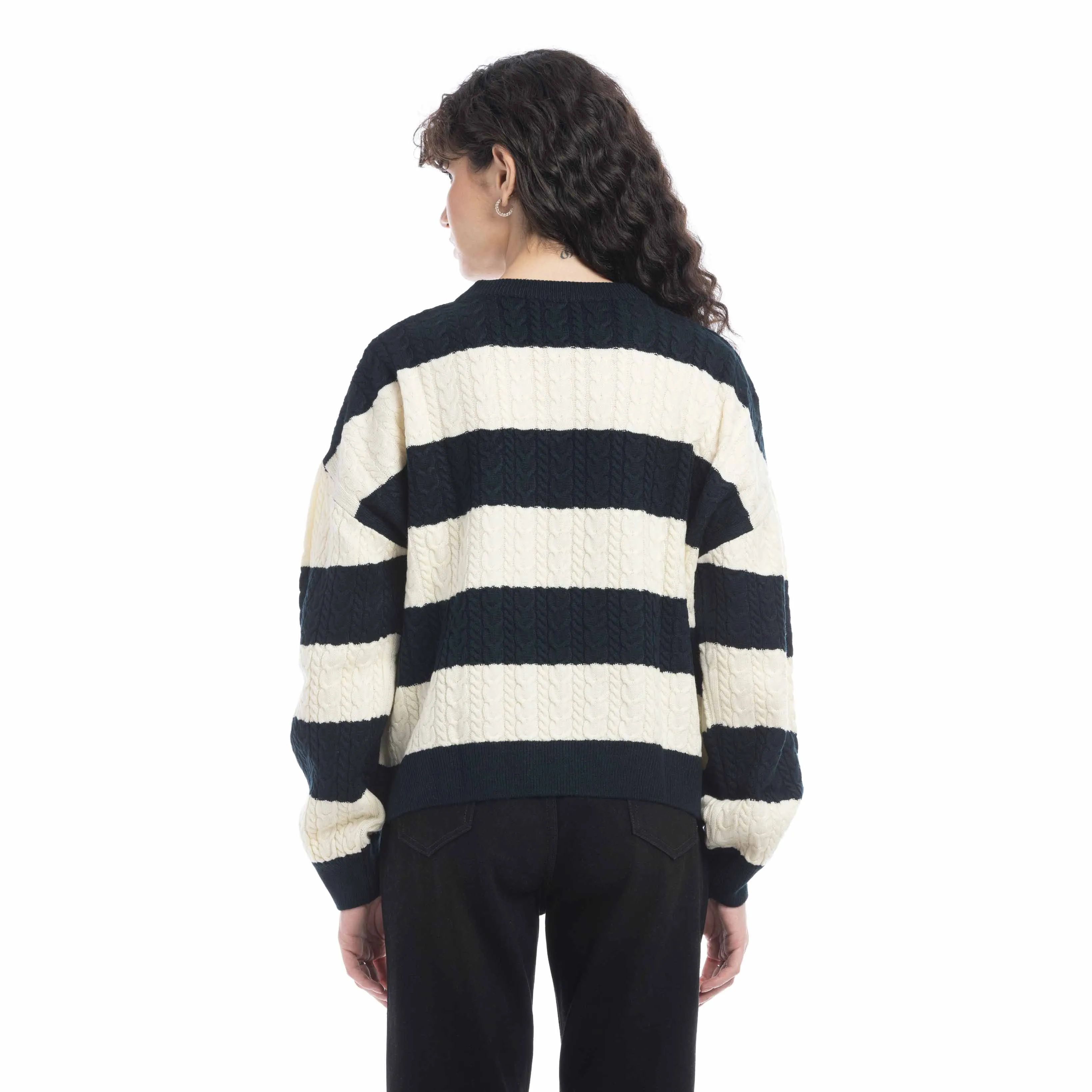 Logan Striped Knit Sweater sold by Myra Bag product image thumbnail 5