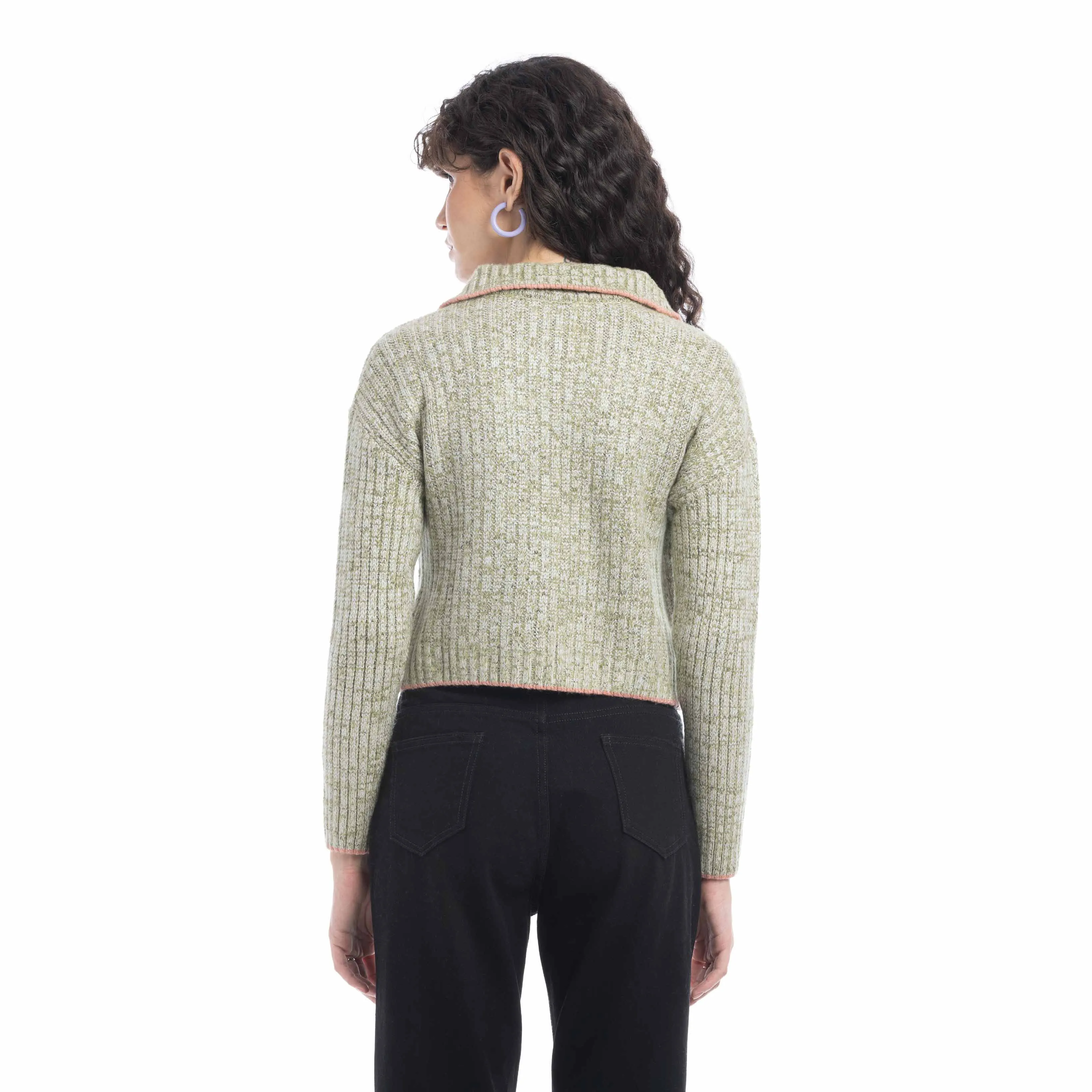 Hallie Contoured Knit Sweater sold by Myra Bag product image thumbnail 4
