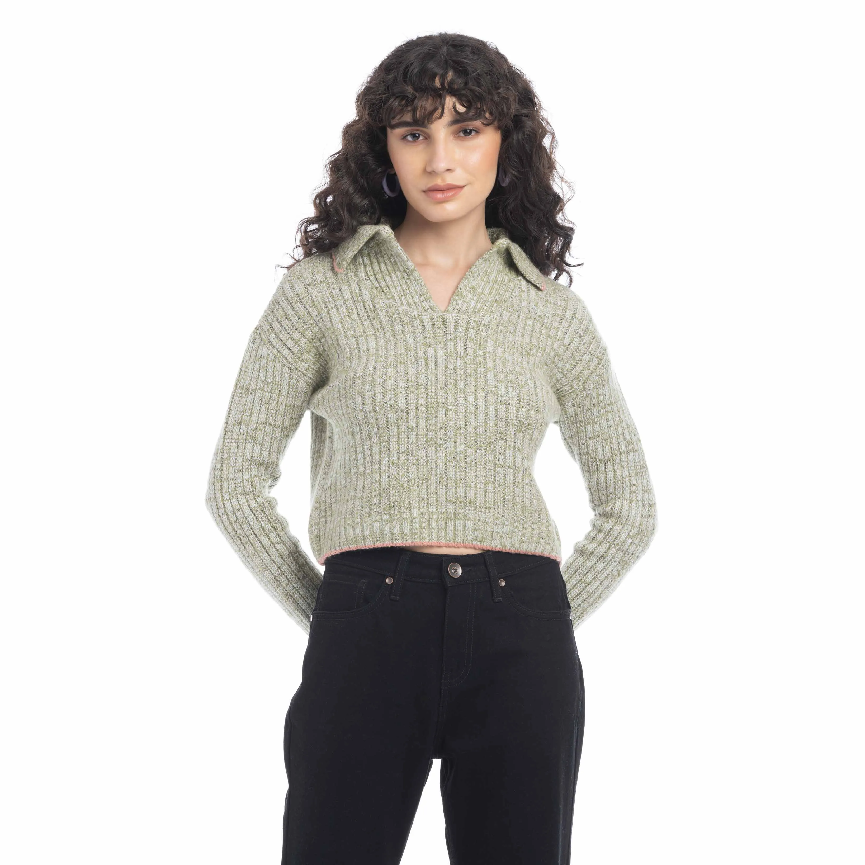 Hallie Contoured Knit Sweater sold by Myra Bag product image thumbnail 5
