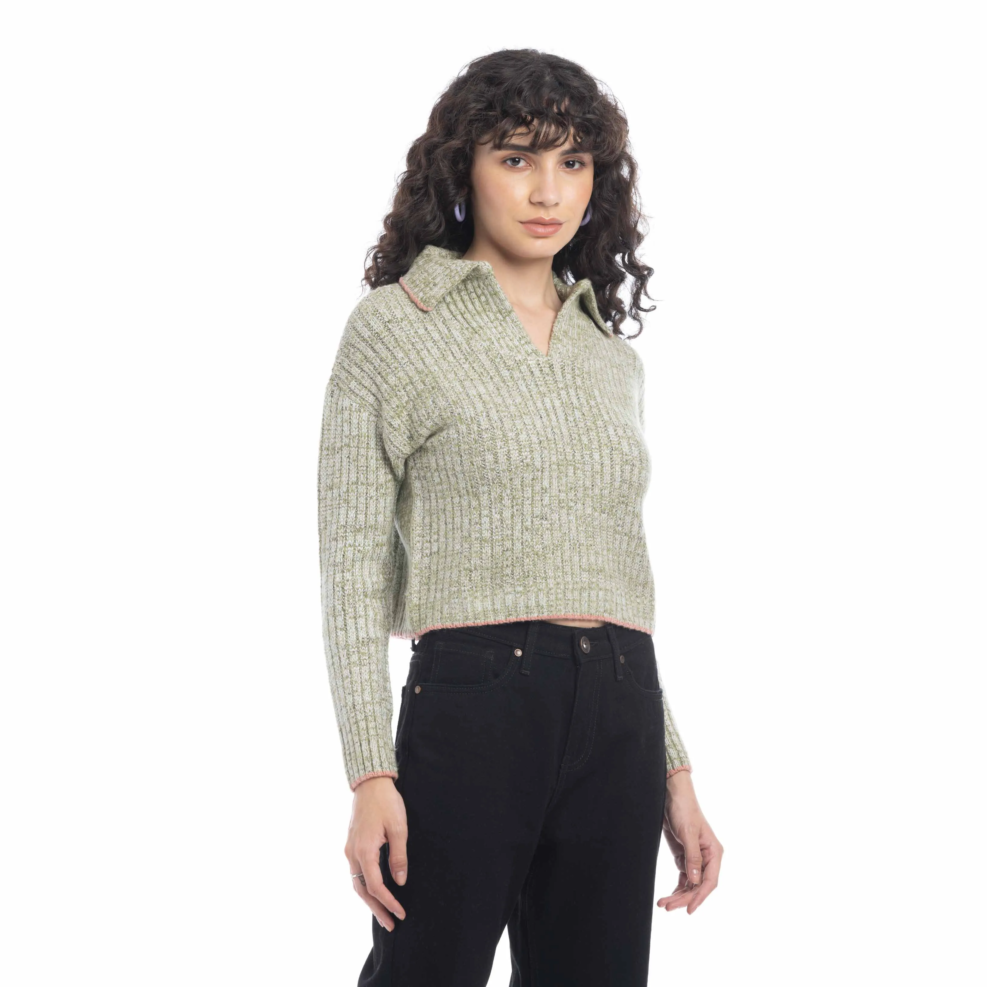 Hallie Contoured Knit Sweater sold by Myra Bag product image thumbnail 2