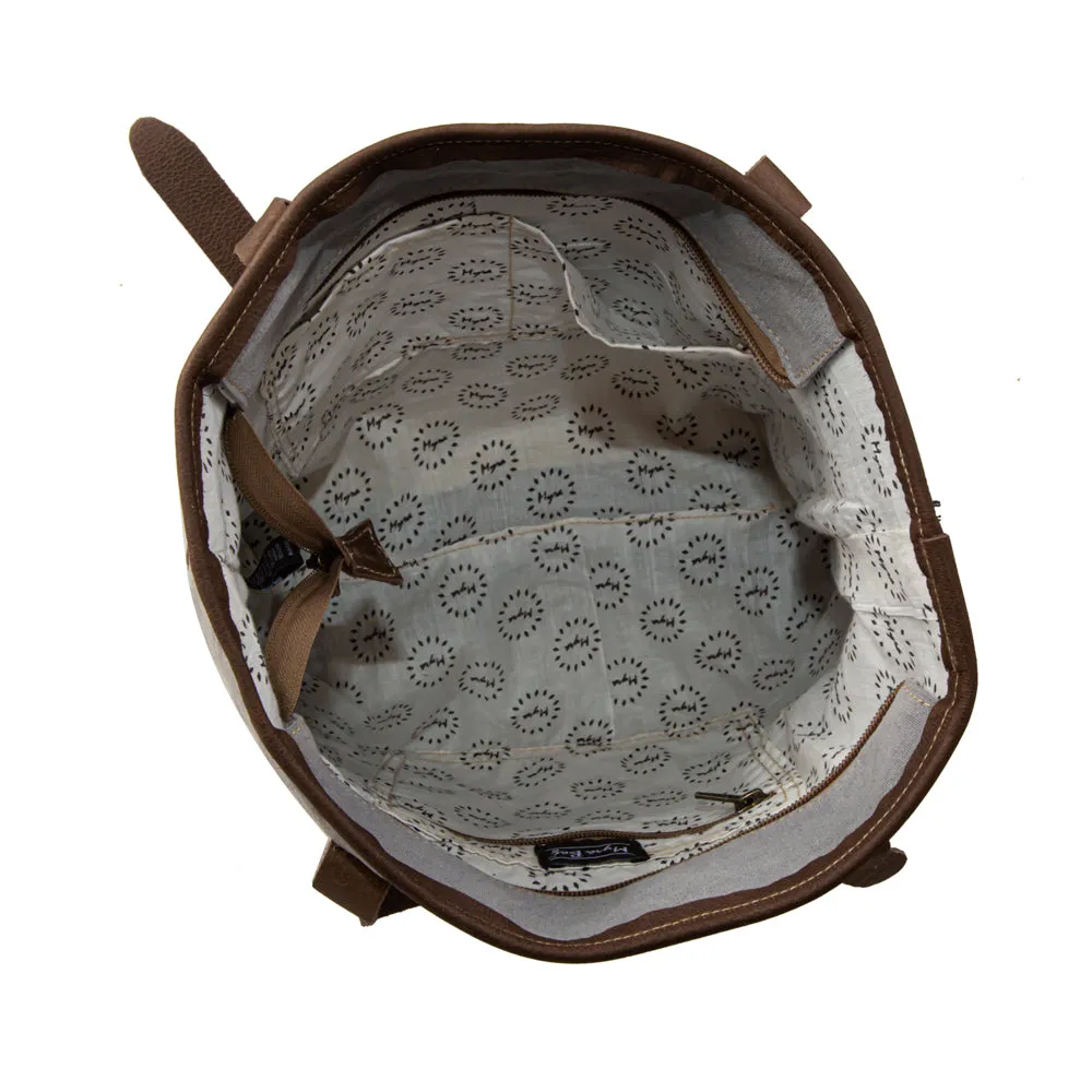 Vintage Adventurer Tote Bag sold by Myra Bag product image thumbnail 4