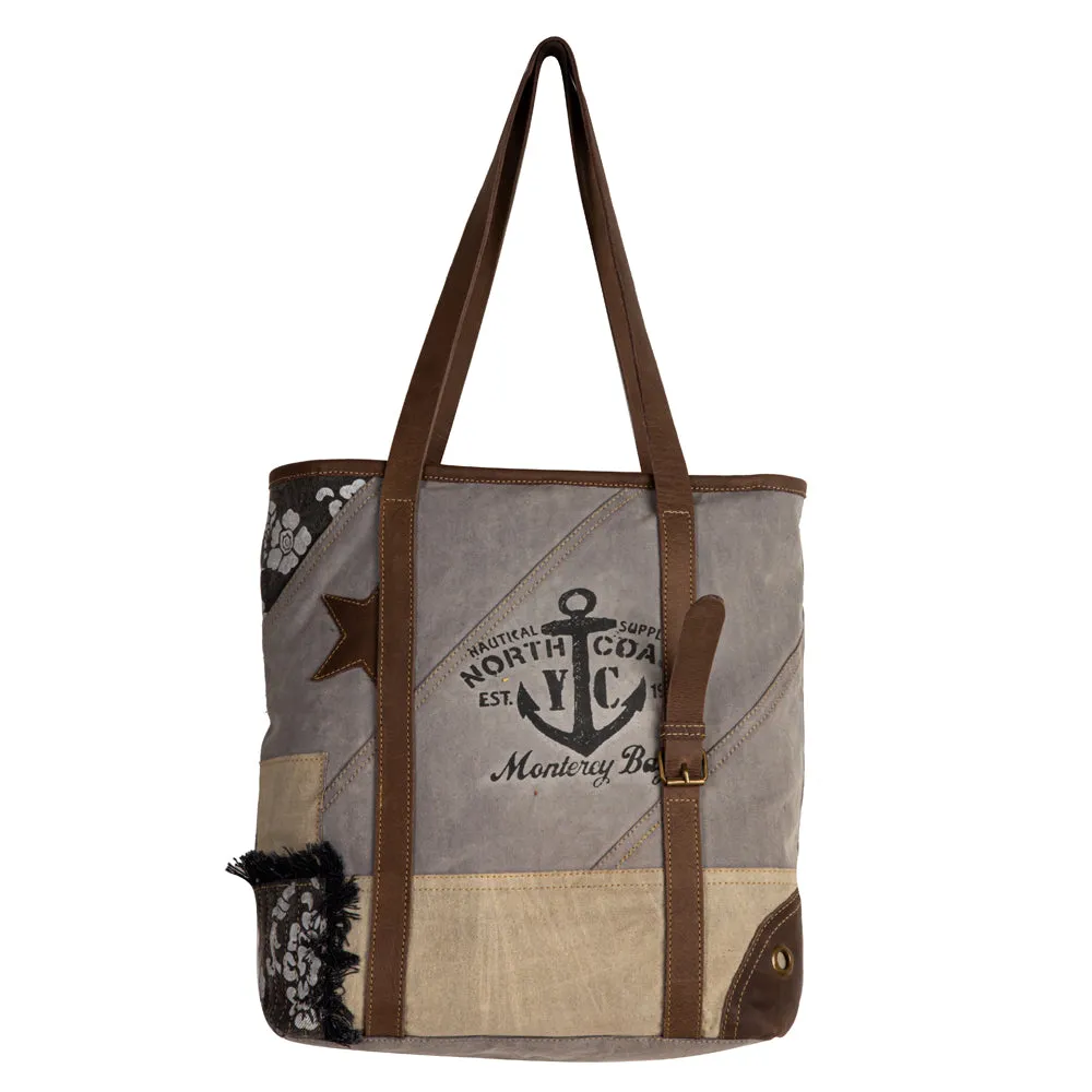 Vintage Adventurer Tote Bag sold by Myra Bag